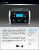 McIntosh MC-2301 - Brochure